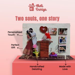 Customized Anniversary 3D Frame – Celebrate Love & Memories
